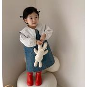 春夏 韓国風子供服 子供服 　キッズ 　女の子 かわいい ワンピース デニム タンクトップスカート