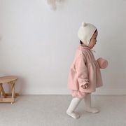 秋冬新作 子供服　ロンパース 裹起毛 厚手 ベビー服 かわいい シンプル カジュアル