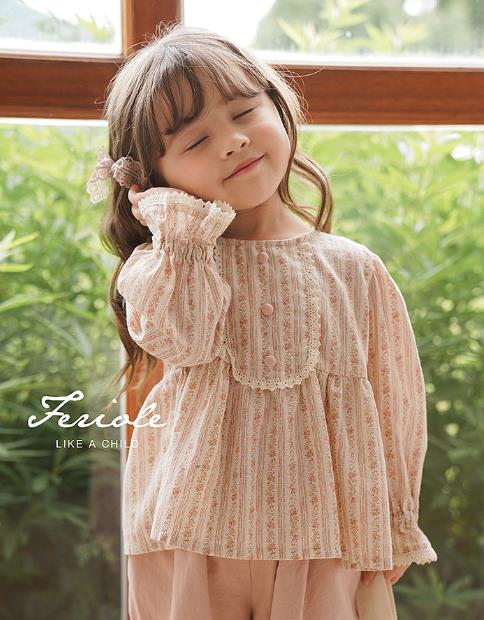 2023春夏 韓国風子供服 ブラウス  ベビー服  花柄 シャツ  カジュアル トップス 女の子  長袖 キッズ