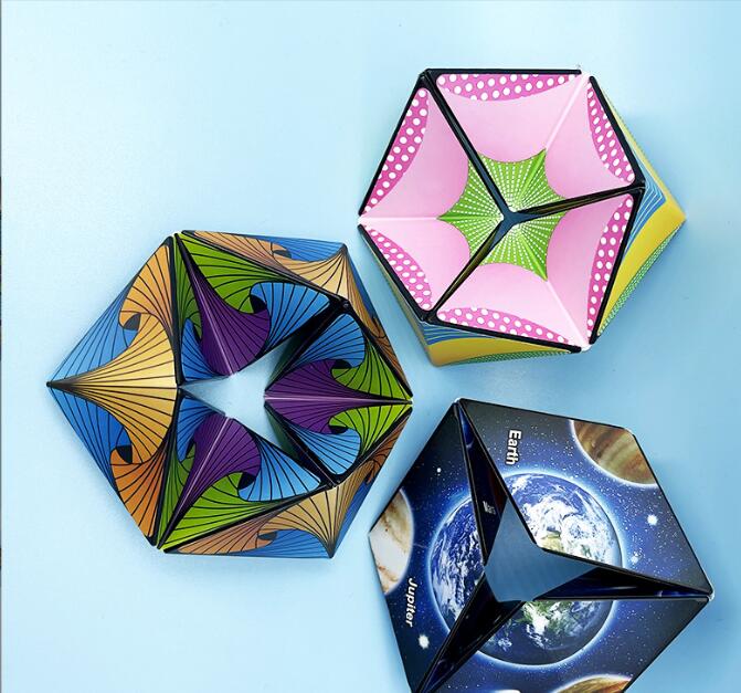 nfinity Cube Toys  折りたたみキューブ 無限キューブパズル 魔方   無限キューブ  ストレス解消