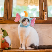 【秋冬新作】 ペット 帽子　ふわふわ　ドッグウェア 犬猫兼用 ワンちゃん用　ペット用品 ネコ雑貨