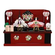 【ご紹介します！安心の日本製！お買い得な雛人形をお探しの方へ】親王収納箱飾り