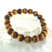 (天然石 パワーストーン)AA級タイガーアイブレスレット8mm