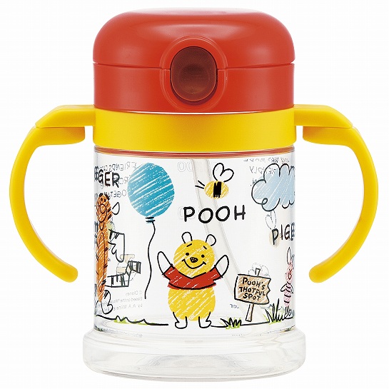 【代引不可】Disney ディズニー/くまのプーさん 折りたたみストローマグ 食器