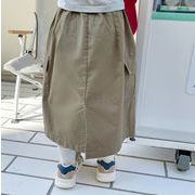 2023春夏 春夏秋冬 女の子 スカート バージョンアップ ドレス 韓国風子供服  レトロ 80-130