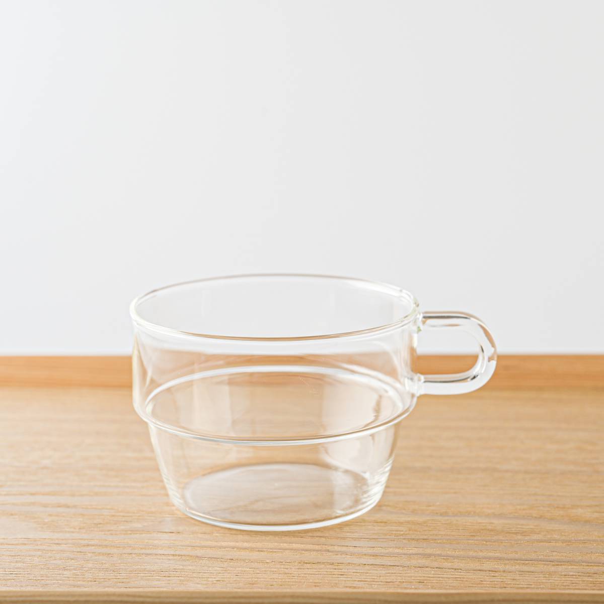 【特価品】耐熱ガラススタッキング片手スープカップ [B品]