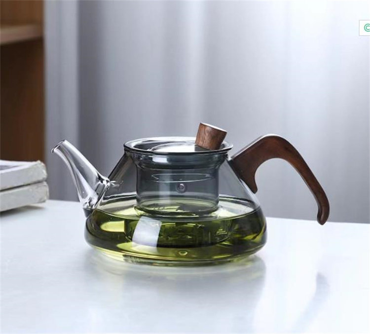 おしゃれの必需品 ガラス ティーポット 小型茶器 家庭用 高温耐性 養生ティーポット 大人気