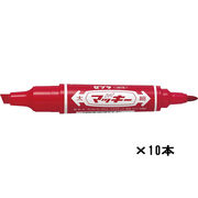 ゼブラ 油性ペン ハイマッキー 赤 10本箱 B-MO-150-MC-R