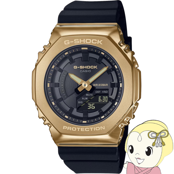 G-SHOCK GM-S2100GB-1AJF 腕時計 CASIO カシオ メタルカバード 黒 ゴールド 国内正規品 国内モデル