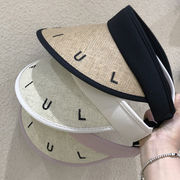 麦わら帽子　帽子　サンバイザー　UVカット　日焼け防止　レディース　紫外線対策