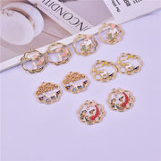 DIY アクセサリーパーツ ピアスパーツ 合金パーツ diyパーツ ハンドメイド 手芸