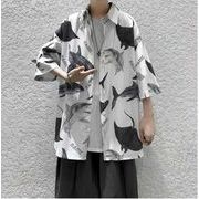 韓国風  シャツ　半袖シャツ　夏の新しい　カジュアルシャツ　ファッションシャツ★M-3X