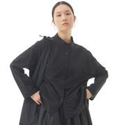 2023春の新サイズ婦人服上着ゆったり着やせカジュアル綿長袖シャツニッチデザイン