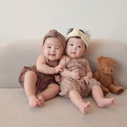 ins人気  韓国ファッション  ベビー服  赤ちゃん   ロンパース   つなぎ   オーバーオール  男女兼用   2色