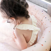 夏    韓国風子供服    キッズ    ハワイ  水泳   リゾート温泉   可愛い   つなぎ水着   オールインワン