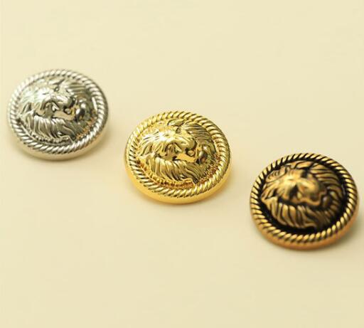 DIYパーツ 手作り素材  ハンドメイド ボタン 服のボタン  贅沢感　手芸 ライオン