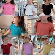 2023夏人気新作  韓国風子供服 ベビー服 ファッション キッズ  Tシャツ  トップス  8色