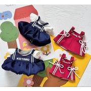 ぬいぐるみ服ドール用 着せ替え服 人形dollミニドール10cm ぬい服 可愛いスポーティなサロペットスカート