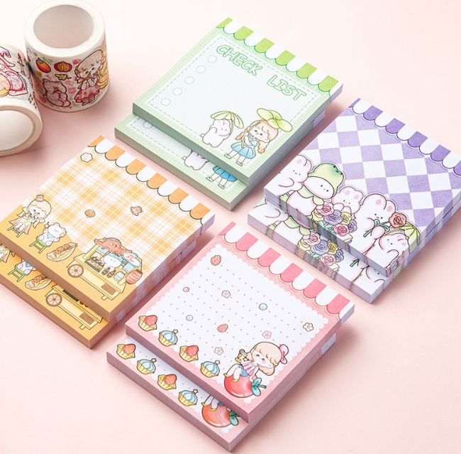 可愛い 文房具 便箋 シッキーノート 付箋ふせん ポストイット