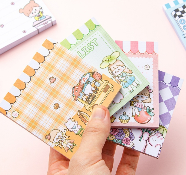 可愛い 文房具 便箋 シッキーノート 付箋ふせん ポストイット