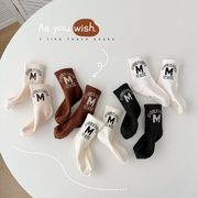 2025新作  秋冬   韓国風子供服  キッズ靴下   ソックス    ins  カジュアル  子供靴下