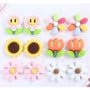 人気DIY    貼り付けパーツ 手芸diy用デコレーション 花柄 デコ素材 アクセサリーパーツ6色