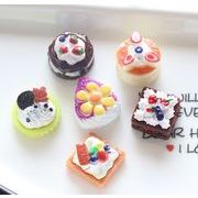 ケーキ  手芸diy 用デコレーション DIY   アクセサリーパーツ   デコパーツ  模型  手芸材料 6色