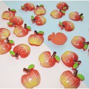 果物 リンゴ   手芸diy 用デコレーション DIY  アクセサリーパーツ   デコパーツ   手芸材料