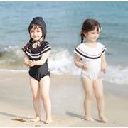 ins  夏新作 ハワイ 子供服 水着 可愛い   キッズ オールインワン  ベビー服 砂浜  水泳 連体2色