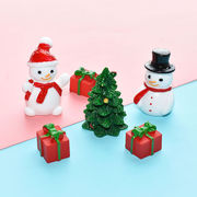 DIY  クリスマス  模型  撮影道具  インテリア置物  ミニチュア  モデル   雪だるま デコレーション  2色