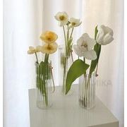 INS 人気 創意撮影装具 チューリップ インテリア グラス 花瓶 置物を飾る ファッション雑貨