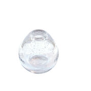 KST：手吹きバブルガラスフラワーベース ボールS
