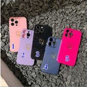 夏 新作 人気  韓国風 iPhone14 携帯ケース 全機種対応 金磨きソフトシリカゲル保護カバー適用
