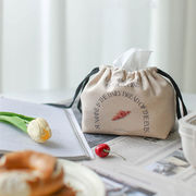 多用途収納バッグ　ティッシュバッグ　巾着ポーチ　ピクニック　可愛いハンドバッグ