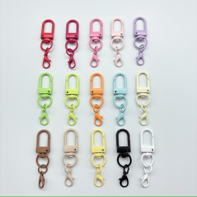 キーホルダーパーツ　クリスマスツリー　カラビナ　ナスカン　ハンドメイド　基礎金具