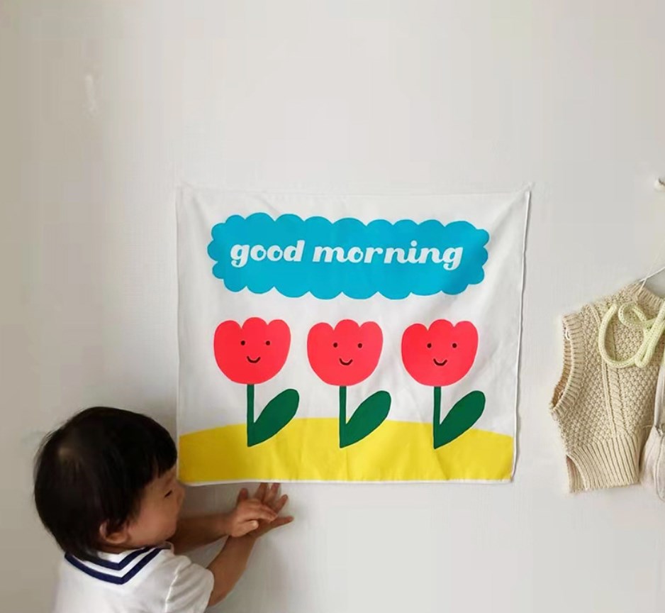壁飾り   撮影道具   背景布   写真用品   韓国風   ins   キッズ   かわいい   掛け布   ポスター