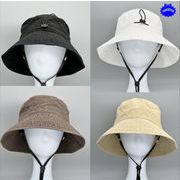 レディース帽子 UVカット つば広 小顔効果 あご紐 紫外線カット ハット 折りたたみ 日焼け防止