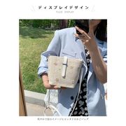 かごバッグ レディース 花柄バッグ カゴバッグ ストローバッグ 夏 籠バッグ 刺繍 ショルダーバッグ
