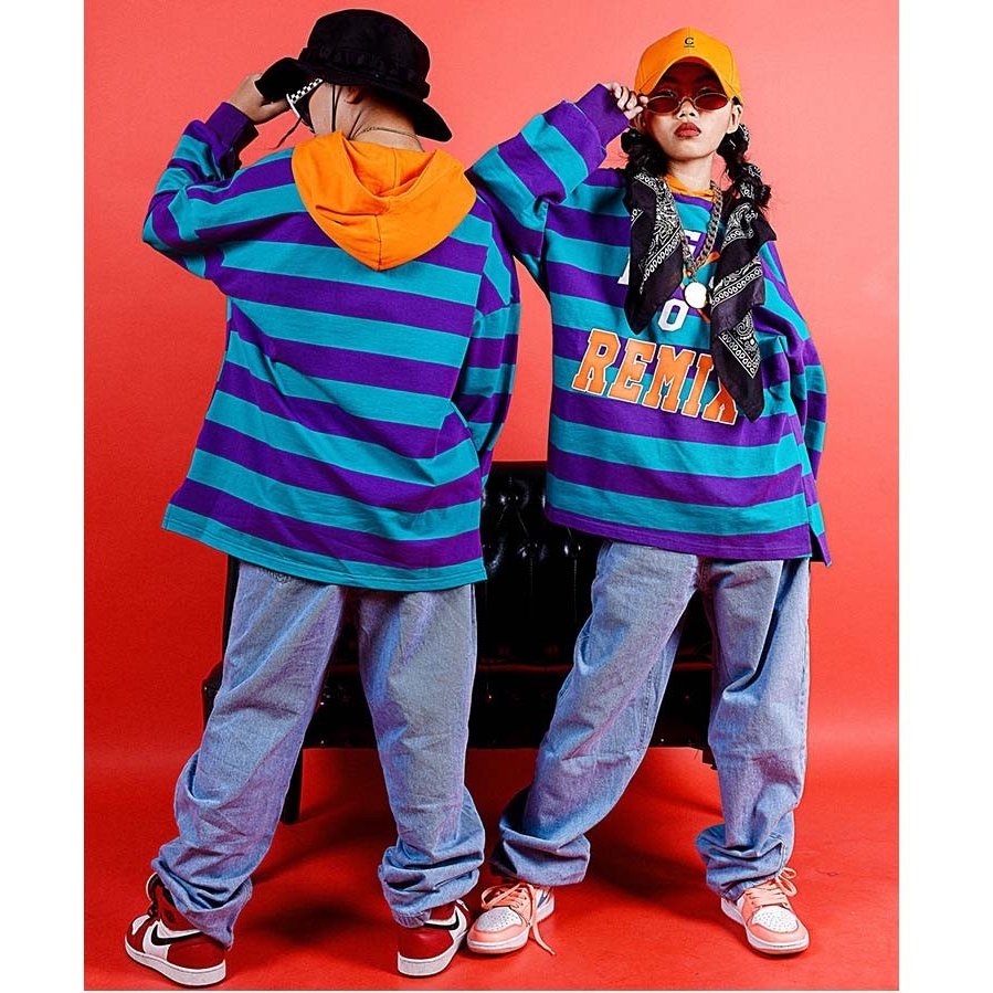 キッズ ダンス衣装 ヒップホップ HIPHOP セットアップ 長袖