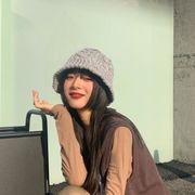 帽子　ニット　ビンテージ　　ビンテージ　レディース　韓国ファッション　秋冬