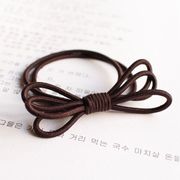 ヘアゴム　３重リボンカラー2連ヘアゴム