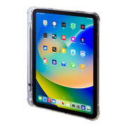 サンワサプライ 第10世代iPad 10.9インチ用ペン収納ポケット付きクリアカバー PD
