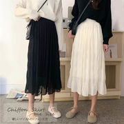 2023新作 レディース シンプル スカート ロング丈 カジュアル ボトムス ロングスカート おしゃれ 黒 白
