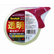 3M Scotch スコッチ 透明梱包用テープ 中 軽量物梱包用カッター付 3M-313D