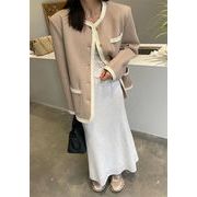 着痩せ効果 ジェントルスタイル 2023年春 気高い ギャザリング 気質 ロングスカート