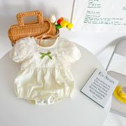 ins　子供服　ベビーロンパース　キッズ服　女の子　赤ちゃん着可愛い　半袖　カバーオール　韓国風