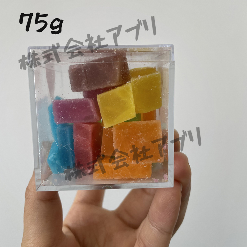 琥珀糖 宝石菓 こはくとう 200g 75g 9つのフルーツの味 ASMR SNS話題