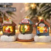クリスマス   LED 装飾品 玄関    撮影道具 木製    テーブルの置物  小物      インテリア3色