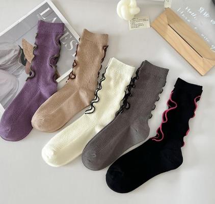 INS  韓国風  レディース  靴下  ファッション  可愛い  ソックス 5色
