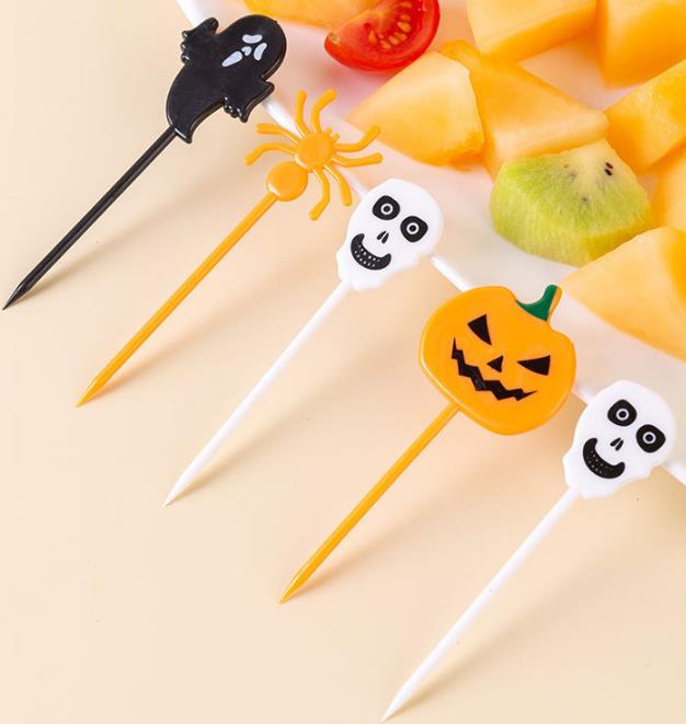 新品 ハロウィン 爪楊枝 つまようじ パーティー 道具装飾 ケーキ飾り